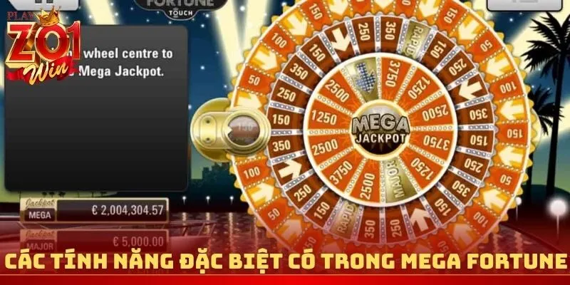 Các tính năng đặc biệt có trong Mega Fortune