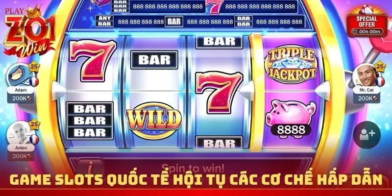 Game slots quốc tế hội tụ nhiều cơ chế hấp dẫn