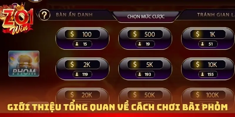 Giới thiệu tổng quan về cách chơi bài Phỏm