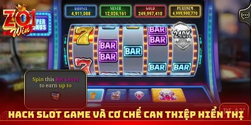 Hack slot game và cơ chế can thiệp hiển thị