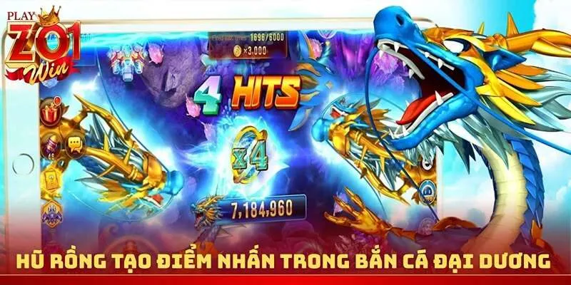 Hũ Rồng tạo điểm nhấn trong bắn cá Đại Dương