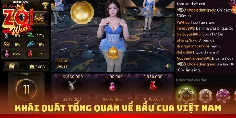 Khái quát tổng quan về bầu cua Việt Nam