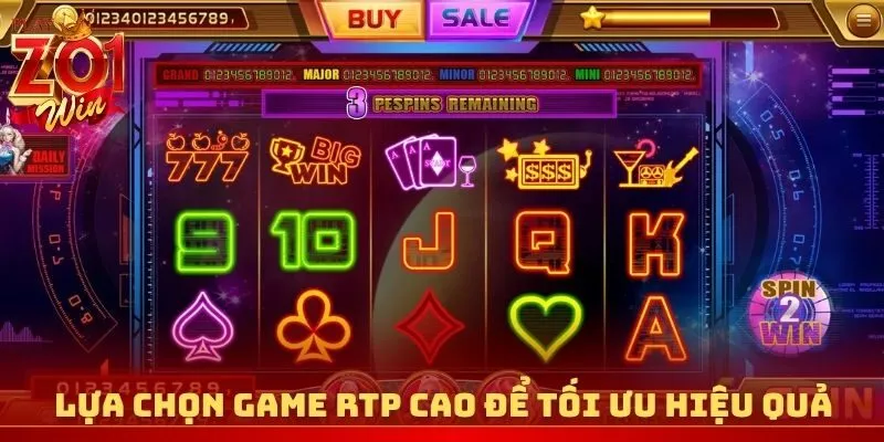 Lựa chọn game RTP cao để tối ưu hiệu quả
