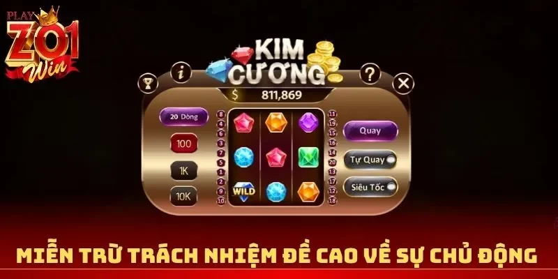 Miễn trừ trách nhiệm đề cao về sự chủ động 