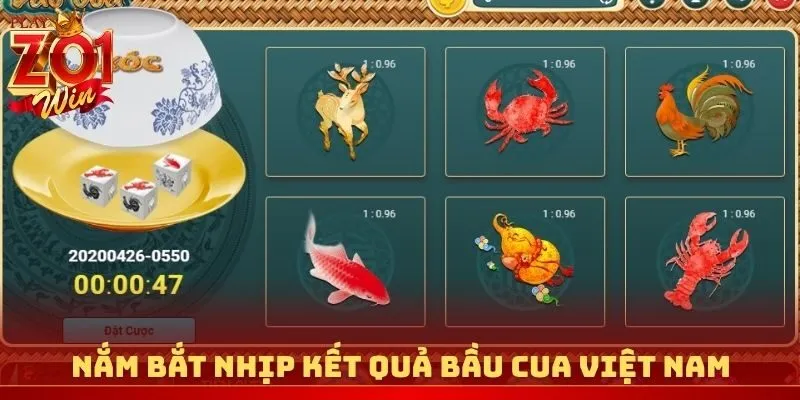 Nắm bắt nhịp kết quả bầu cua Việt Nam