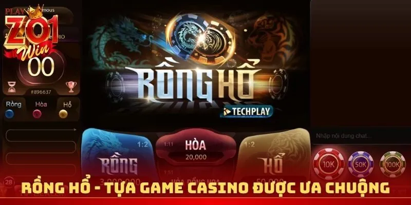 Rồng hổ - Tựa game casino được ưa chuộng