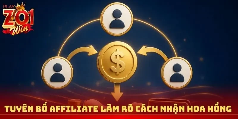 Tuyên bố affiliate làm rõ cách thức nhận hoa hồng